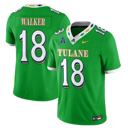 Tulane Green Wave 2026 City Football Vapor Jersey - Stitched