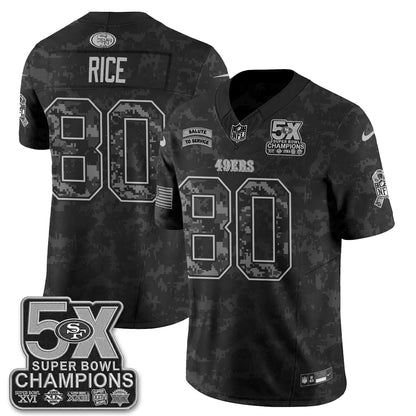 San Francisco 49ers 2026 Salute to Service V2 Vapor Jersey - Stitched