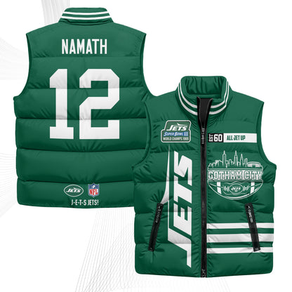 NYJ Gotham City Puffer Vest - Printed