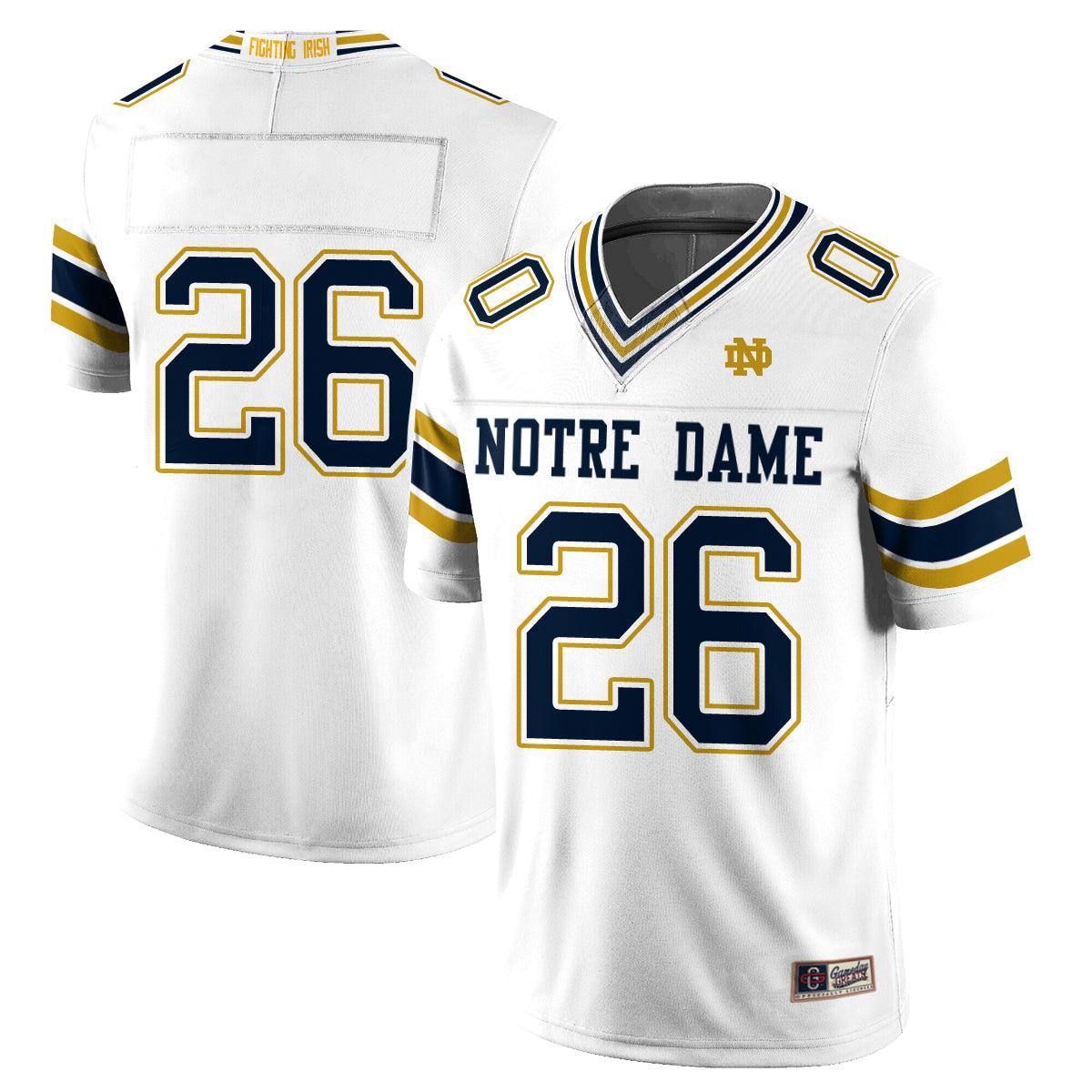 Notre Dame Fighting Irish 2026 Shamrock Series Football Vapor Jersey - Stitched