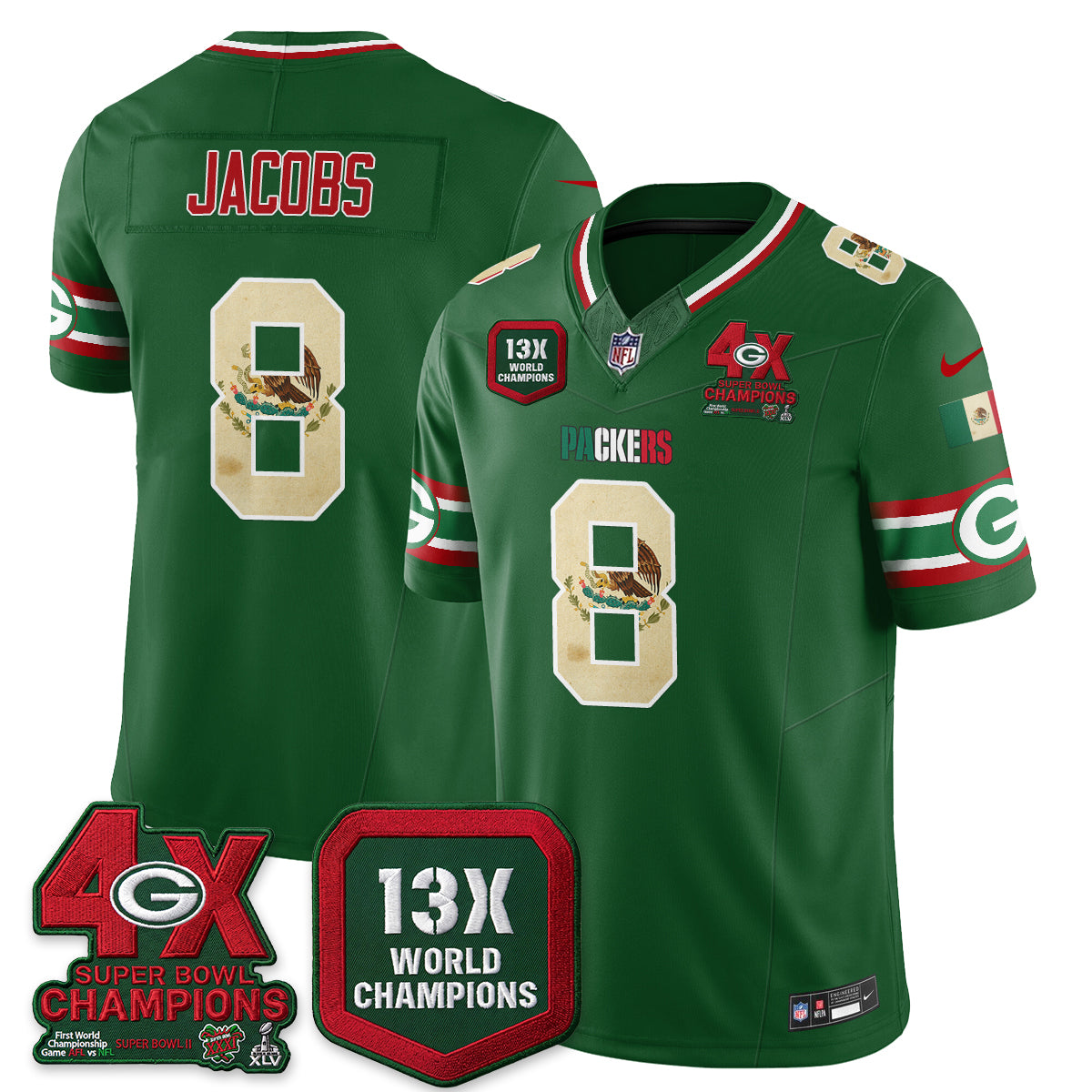 GB Mexico Edition Vapor Jersey - Stitched