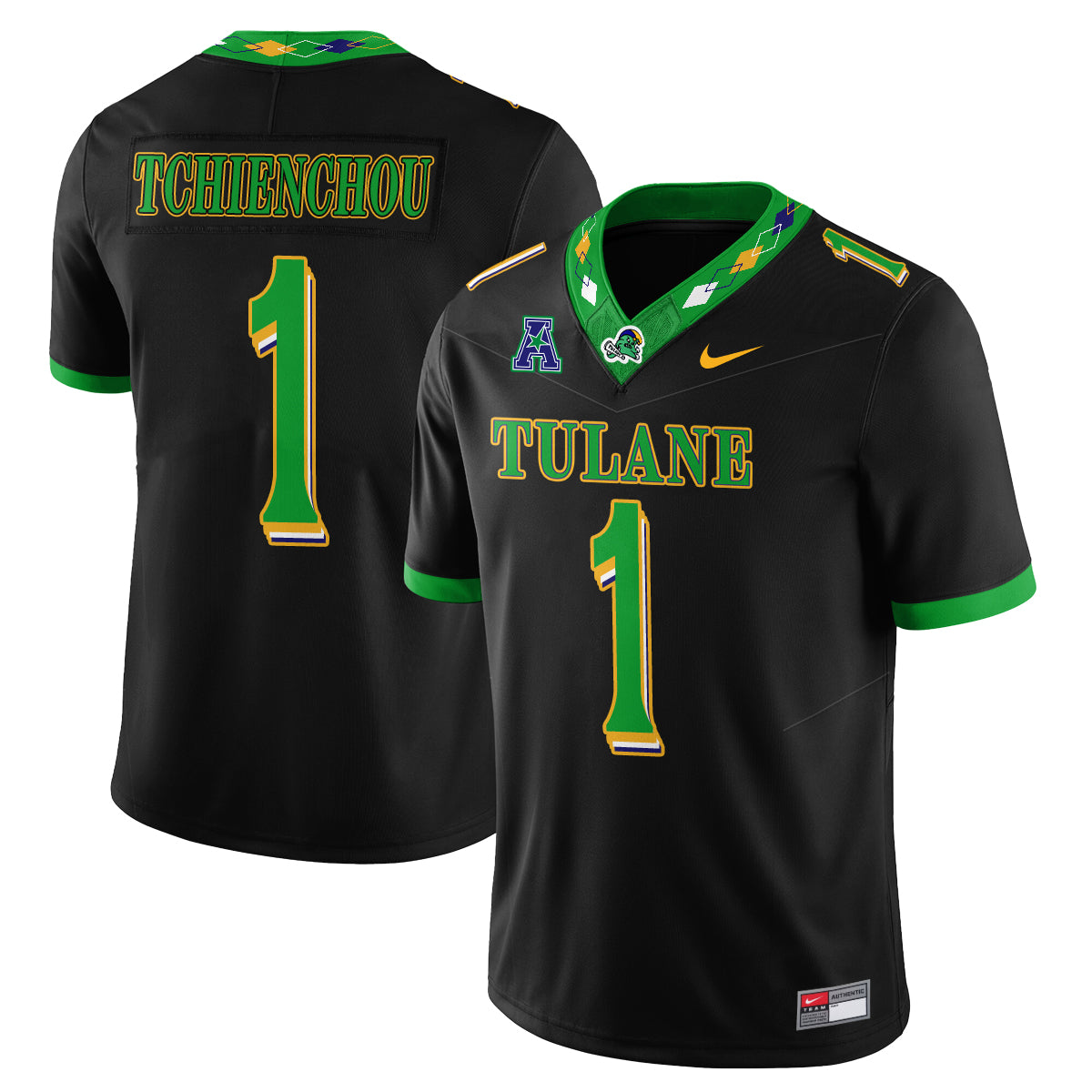 Tulane Green Wave 2026 City Football Vapor Jersey - Stitched