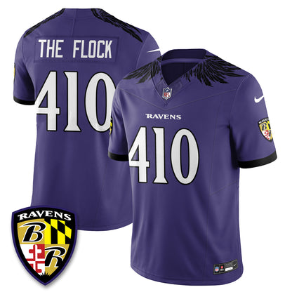 Baltimore Ravens Halloween Edition Vapor Jersey - Stitched
