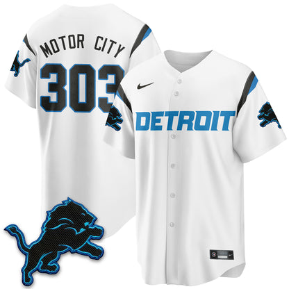 Detroit Lions 2026 Rivalries Baseball Vapor Jersey - Stitched