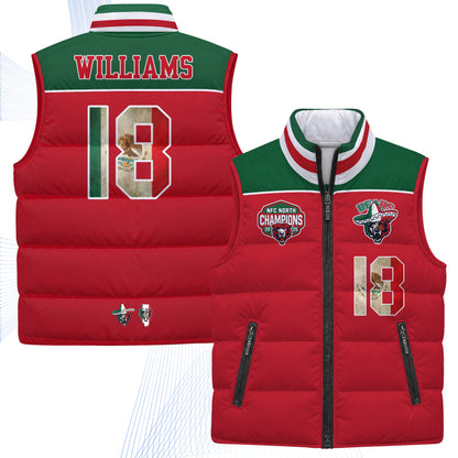 CHI Mexico Style Puffer Vest - Printed V2