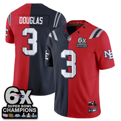 NE Rivalries Split Edition Vapor Jersey - Stitched