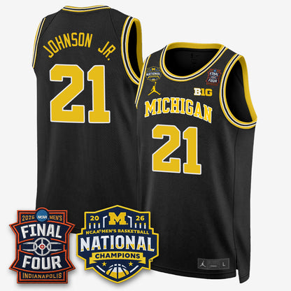 MICH 2026 NCAA Men's Basketball Champions Limited Jersey - All Stitched