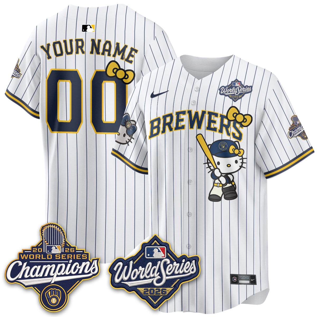 MIL 2026 WS Champions x Meow KT Custom Vapor Jersey - Stitched