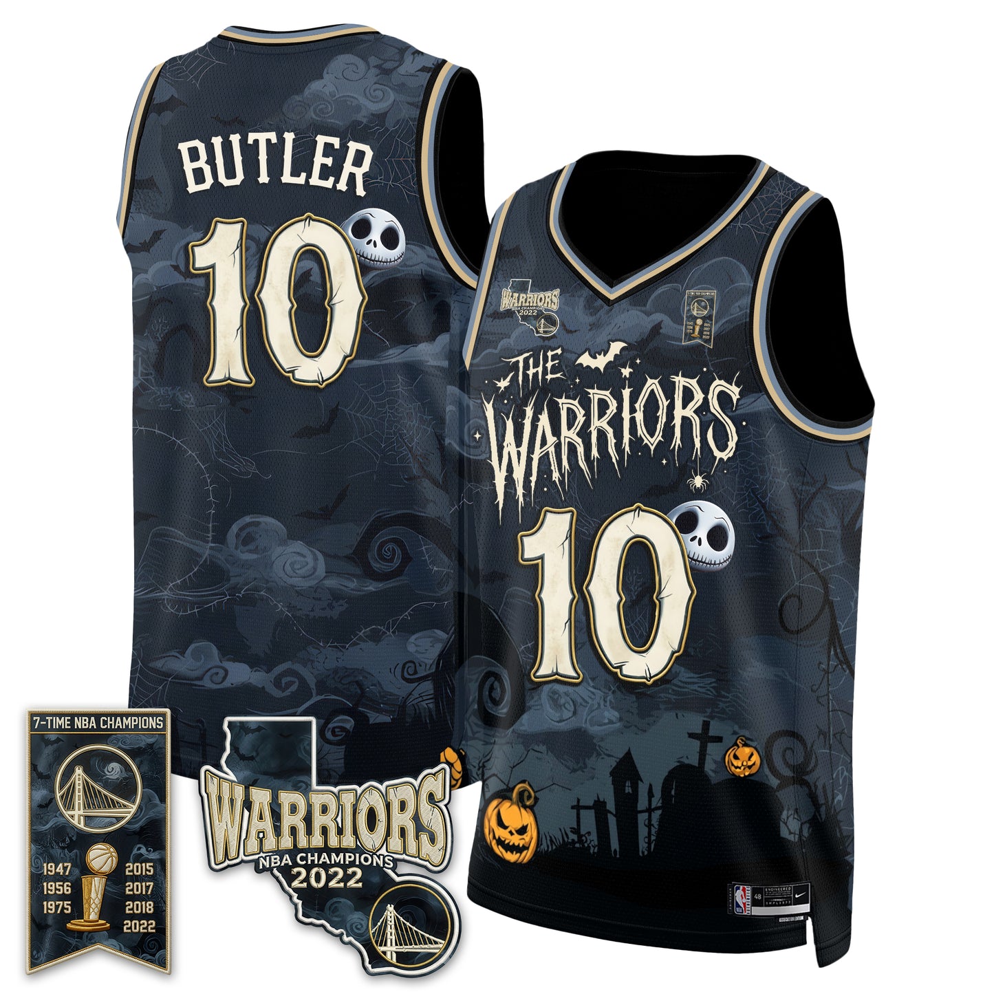GSW Nightmare Halloween 2026 Edition Vapor Jersey - Printed
