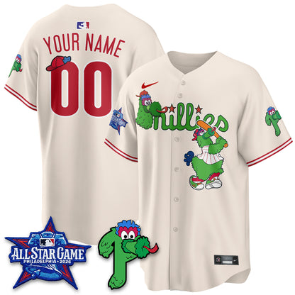 Philadelphia Phillies Phanatic Vapor Limited Custom Jersey - Stitched
