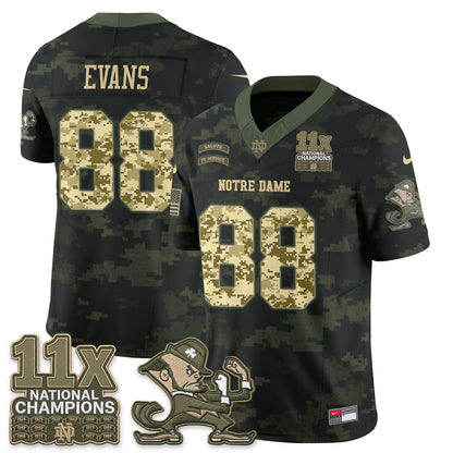 Notre Dame Fighting Irish 2026 Salute to Service Vapor Jersey - Stitched