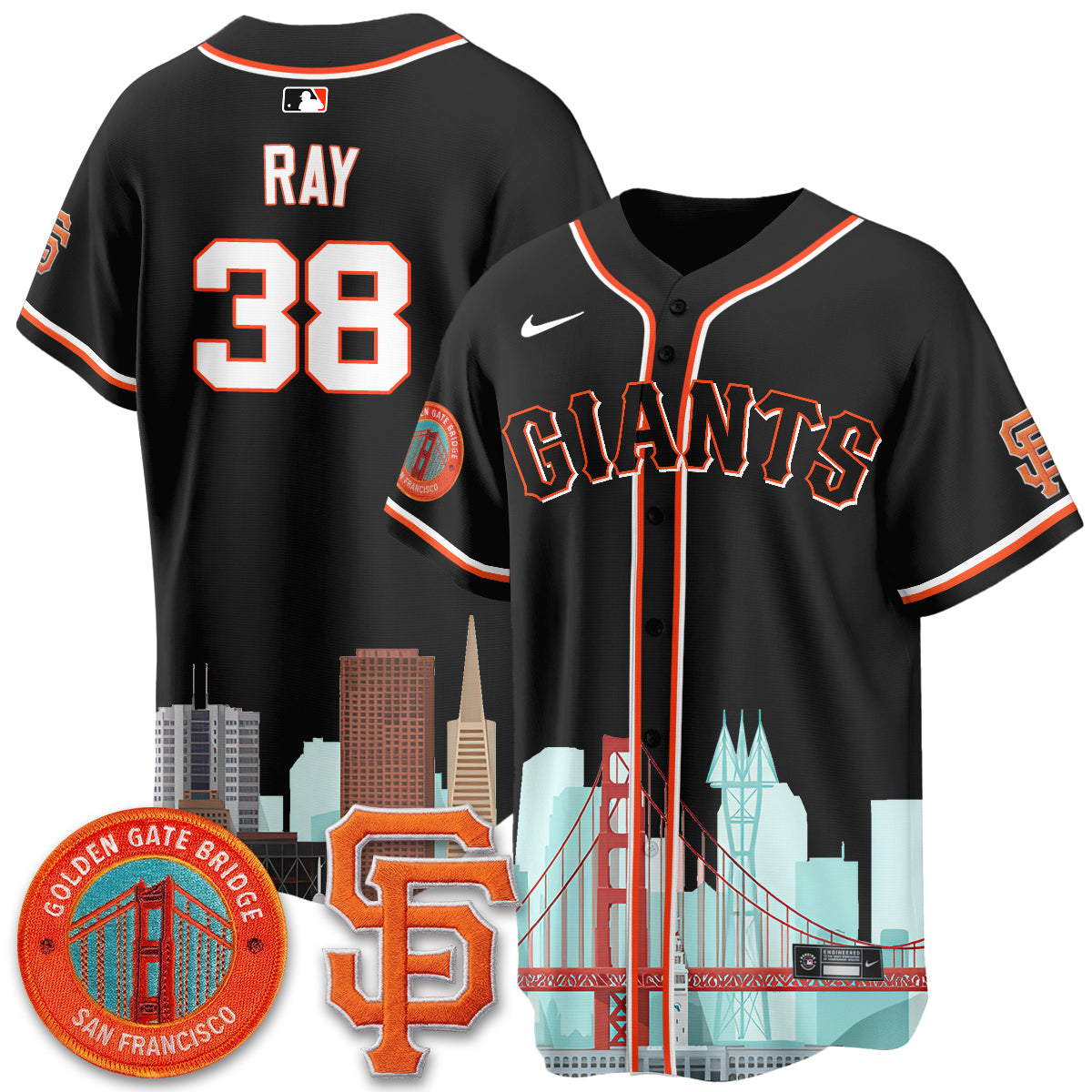 San Francisco Giants SF City Edition Vapor Jersey - Stitched