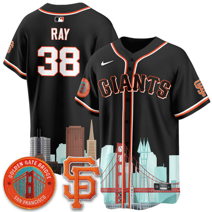 San Francisco Giants SF City Edition Vapor Jersey - Stitched