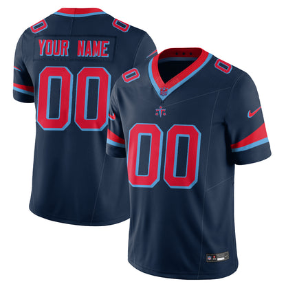 Tennessee Titans Fangear Edition Vapor Custom Jersey - Stitched