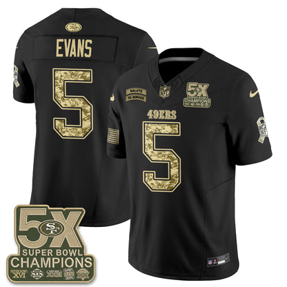 San Francisco 49ers 2026 Salute to Service V2 Vapor Jersey - Stitched