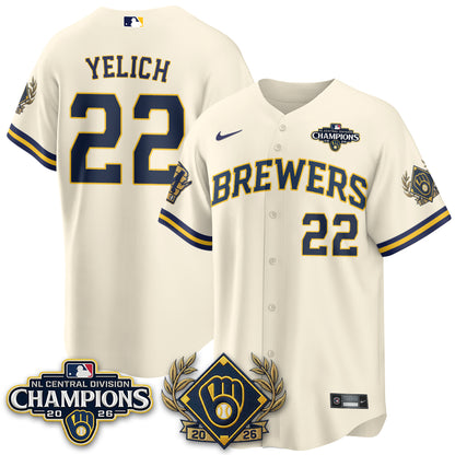 MIL 2026 NL Division Champs Vapor Jersey - Stitched