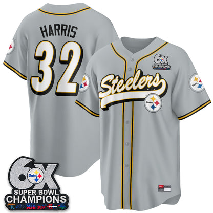 PIT 6x SBowl Baseball Vapor Jersey - Stitched