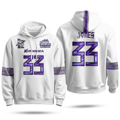 Minnesota Vikings 2026 Warrior Fleece Hoodie - Printed