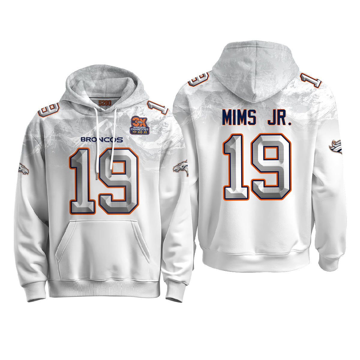 Denver Broncos Fangear Edition Hoodie - Printed