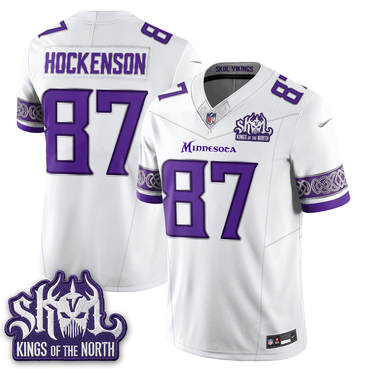 MIN Fangear Edition Warrior Skol Patch Vapor Jersey - Stitched