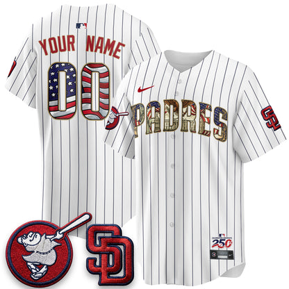 SD 2026 Independence Day USA Vapor Limited Custom Jersey - Stitched