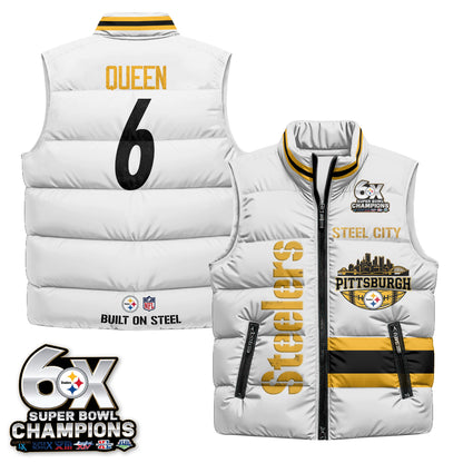 PIT "Steel City" Puffer Vest - Printed