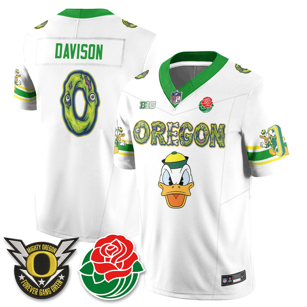 ORE Zombie Halloween Vapor Limited Jersey - Stitched