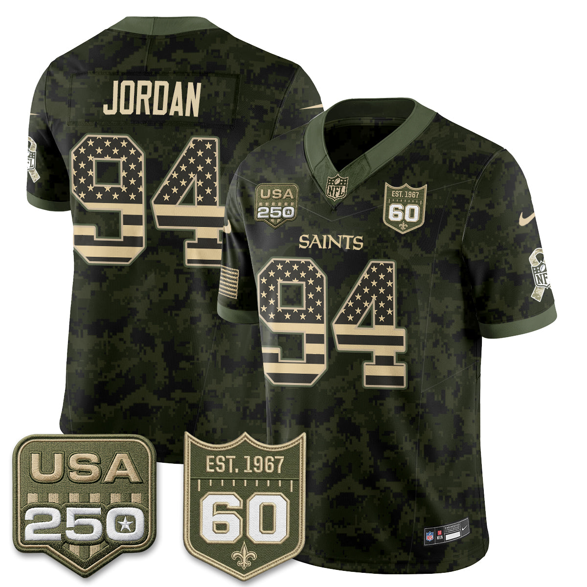 NO 2026 Salute to Service Vapor Jersey - Stitched
