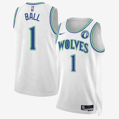 Minnesota Timberwolves #1 of Minnesota LaMelo Ball Jersey - Stitched