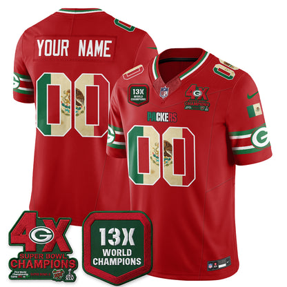 GB Mexico Edition Vapor Custom Jersey - Stitched