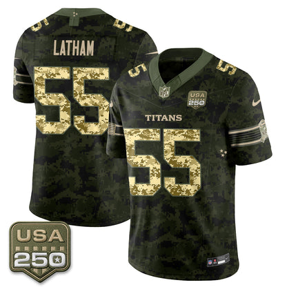 Tennessee Titans 2026 Salute to Service Edition Vapor Jersey - Stitched