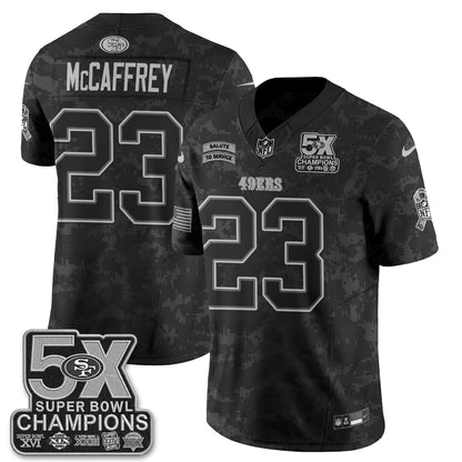 San Francisco 49ers 2026 Salute to Service V2 Vapor Jersey - Stitched