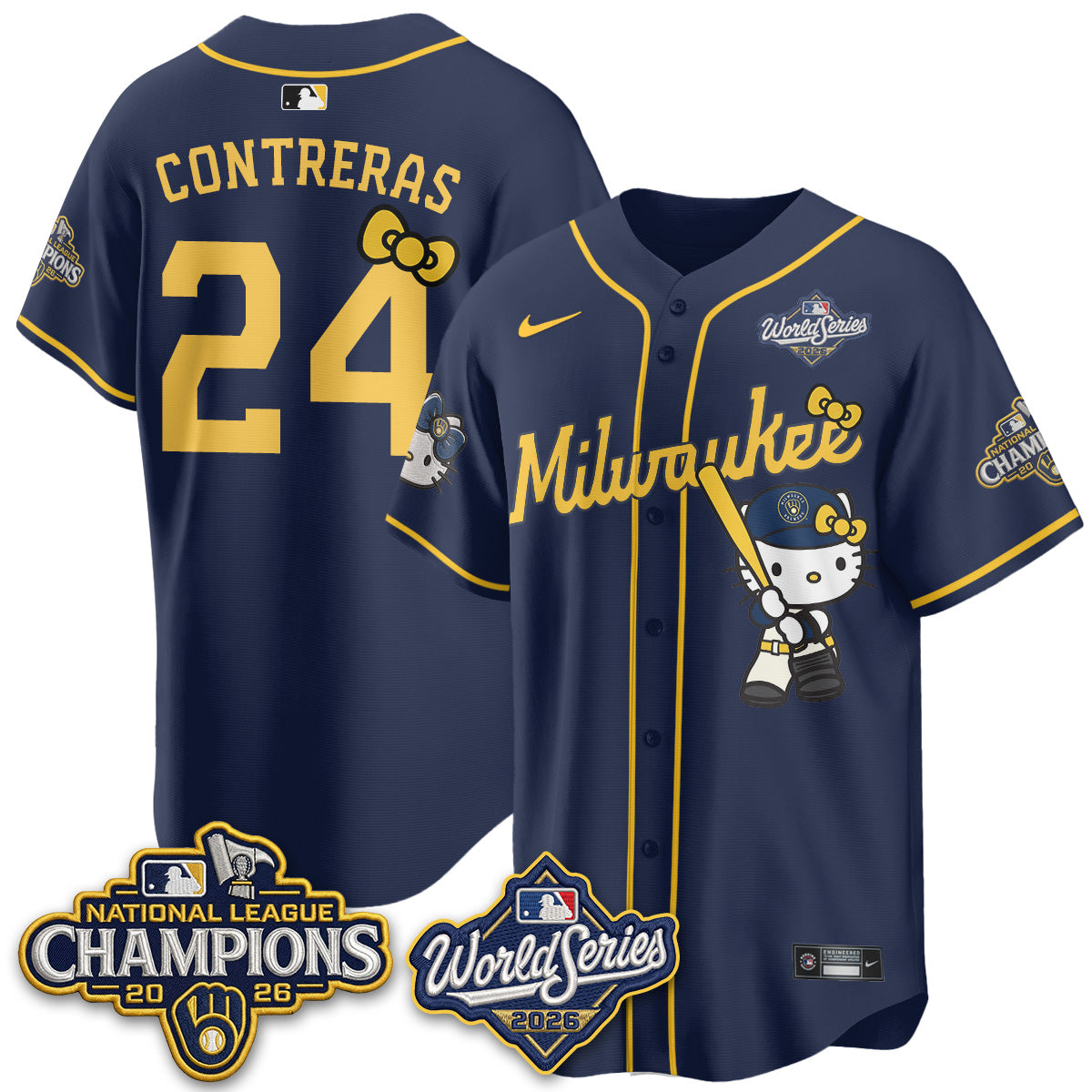 MIL 2026 NL Champions x Meow KT Vapor Jersey - Stitched