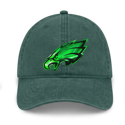 Philadelphia Eagles Fangear Wash Denim Hat - Printed