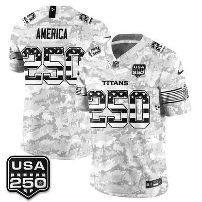 Tennessee Titans 2026 Salute to Service Edition Vapor Jersey - Stitched
