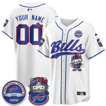BUF x Meow  Vapor Custom Baseball Jersey - Stitched