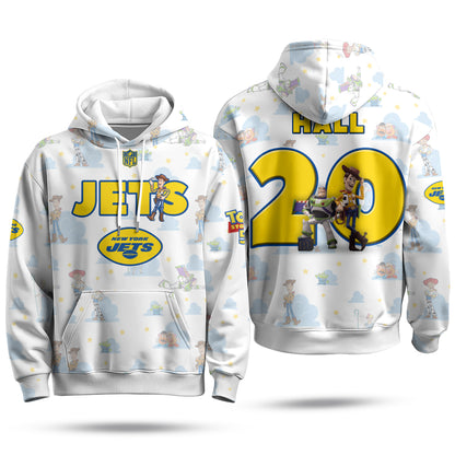 New York Jets x Infinity & Beyond Hero Edition Pullover Hoodie - Printed