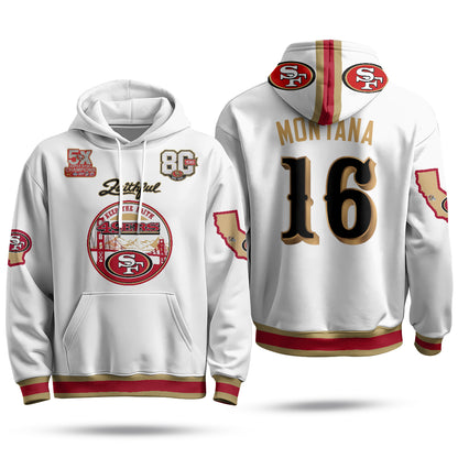 San Francisco 49ers Faithful to The Bay Hoodie - Stitched