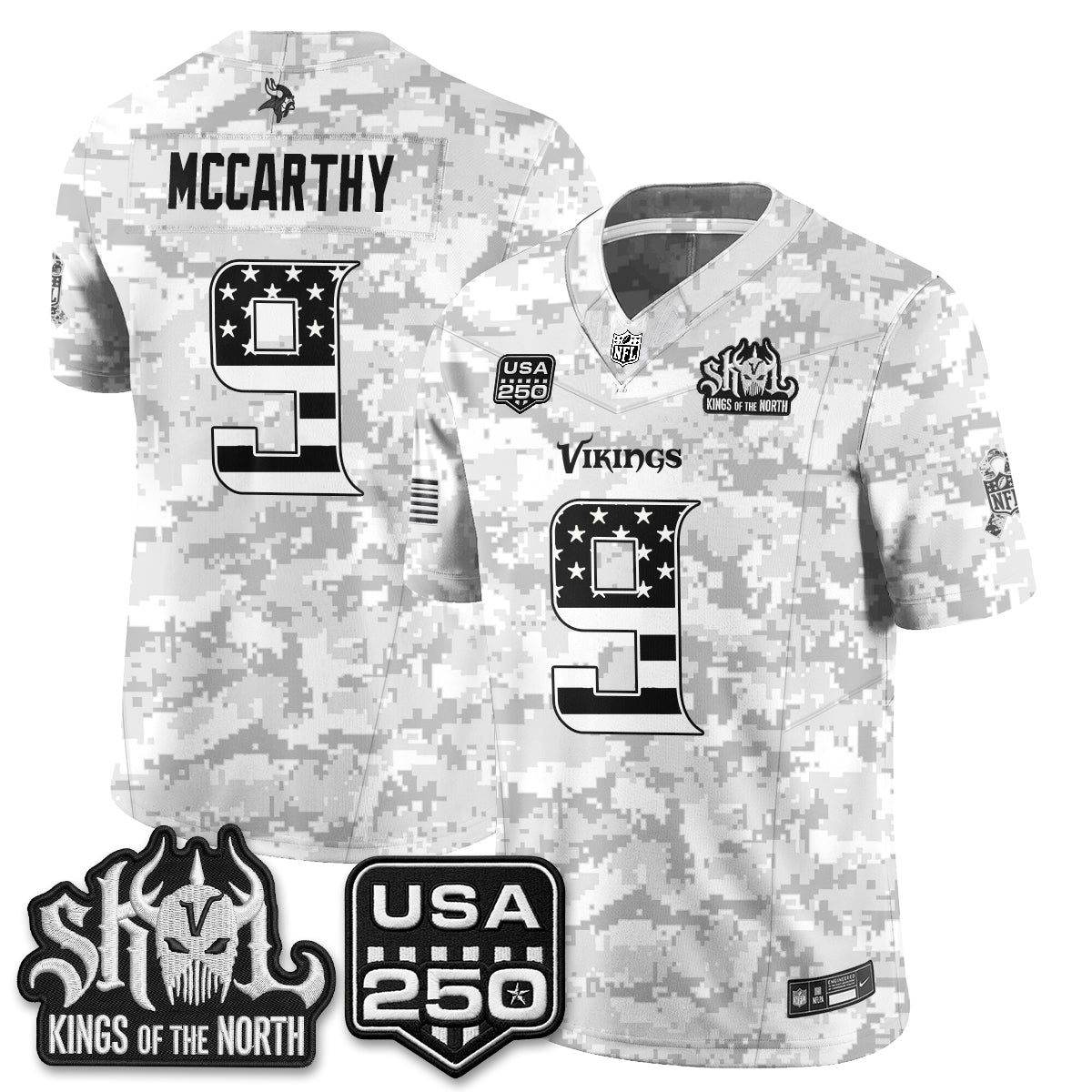 MIN 2026 Salute to Service Edition Vapor Jersey - Stitched