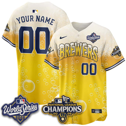 MIL "Pitcher & Pint" 2026 NL Champions Custom Vapor Jersey - Stitched