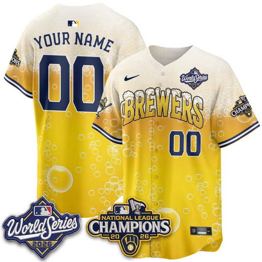 MIL "Pitcher & Pint" 2026 NL Champions Custom Vapor Jersey - Stitched