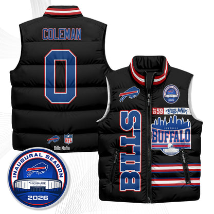 BUF "Mafia" Edition Puffer Vest - Printed