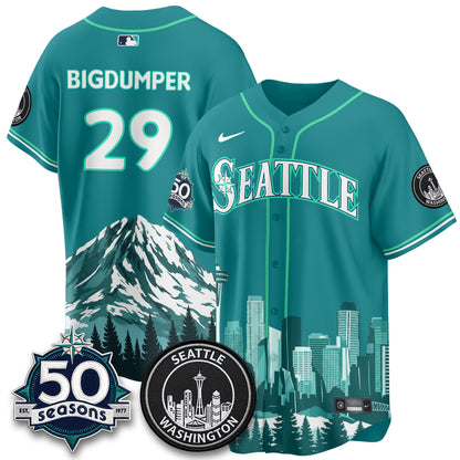 Seattle Mariners City Edition Vapor Jersey - Printed