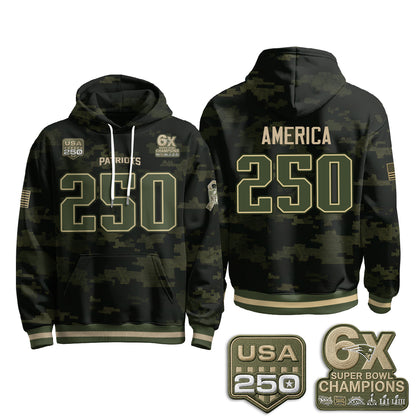 NE 2026 Salute To Service Edition Pullover Hoodie - Printed