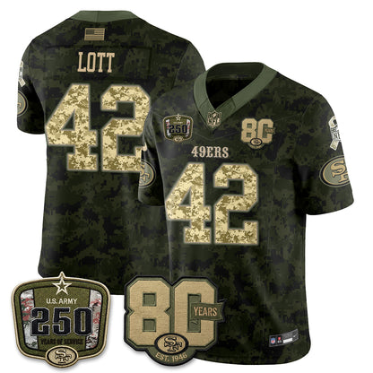 San Francisco 49ers 2026 Salute to Service Edition Vapor Jersey V2- Stitched