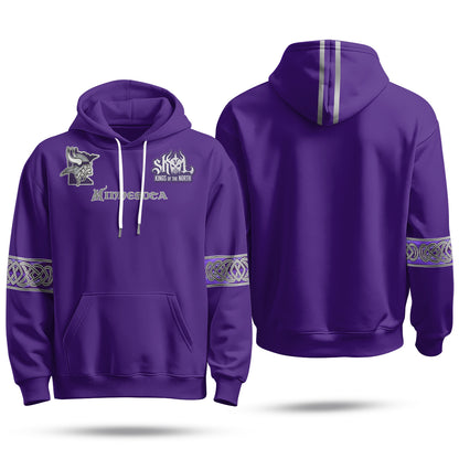 Minnesota Vikings 2026 Warrior Fleece Hoodie - Printed