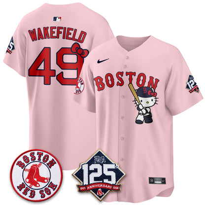 Boston Red Sox x Meow KT Vapor Limited Jersey - Stitched