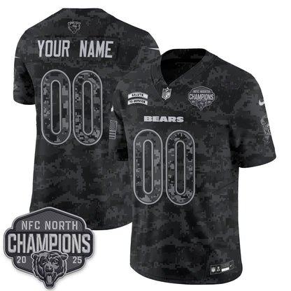 Chicago Bears 2026 Salute to Service V2 Vapor Custom Jersey - Stitched
