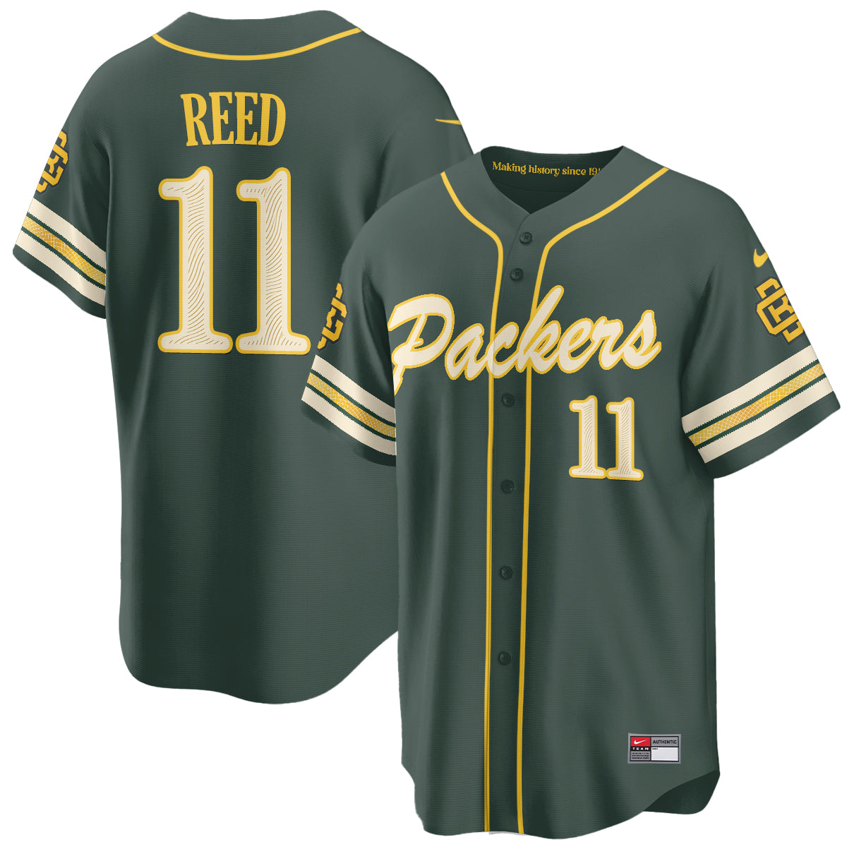 GB 2026 Rivalries Baseball Vapor Jersey - Stitched