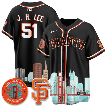 San Francisco Giants SF City Edition Vapor Jersey - Stitched